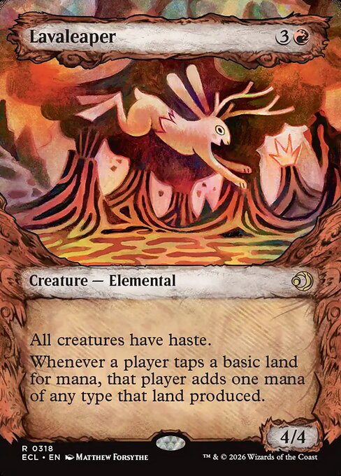 MTG Lavaleaper ECL 318 Borderless Foil