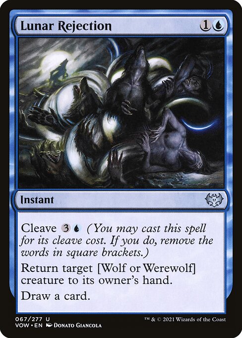 MTG Lunar Rejection VOW 067 Standard Nonfoil front