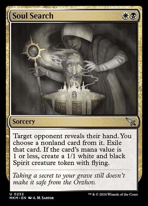MTG Soul Search MKM 232 Regular Nonfoil