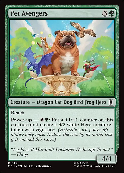 MTG Pet Avengers MSH 178 Regular Nonfoil