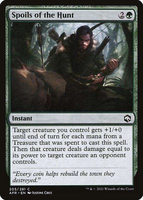 MTG Spoils of the Hunt AFR 205 Regular Nonfoil
