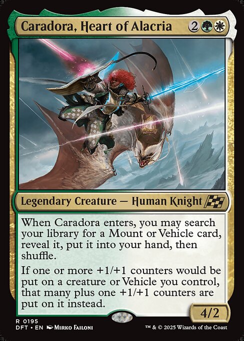 MTG Caradora, Heart of Alacria DFT 195 Regular Nonfoil