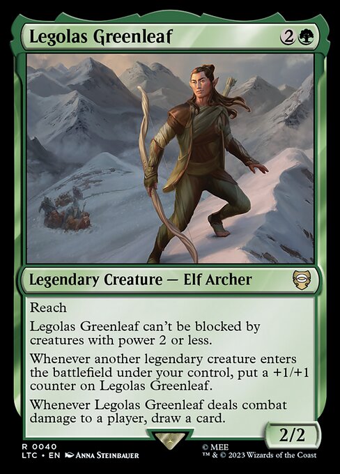 MTG Legolas Greenleaf LTC 040 Regular Nonfoil