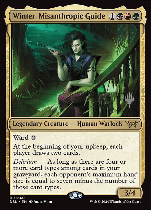 MTG Winter, Misanthropic Guide PDSK 240p Promo Pack Foil