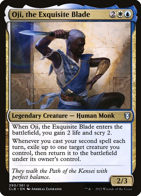 MTG Oji, the Exquisite Blade CLB 290 Regular Nonfoil