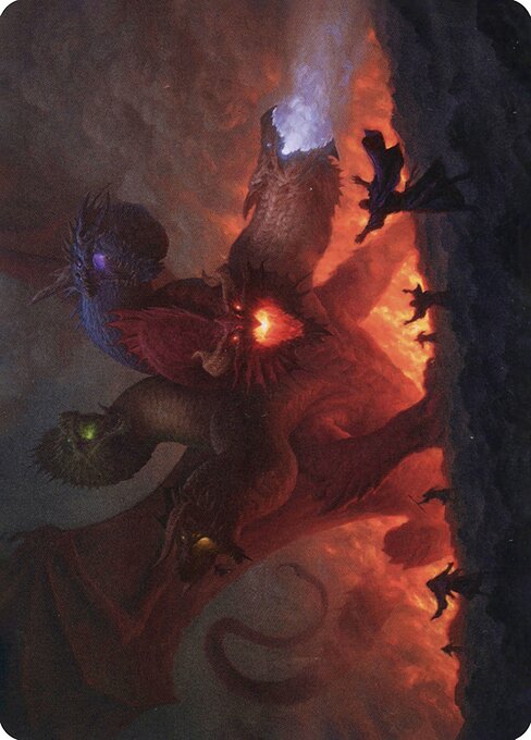 MTG Tiamat AAFR 026 Art Card