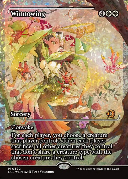 MTG Winnowing ECL 392 Full Art Foil