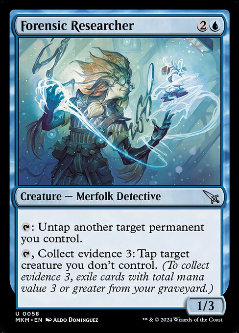 MTG Forensic Researcher MKM 058 Regular Foil
