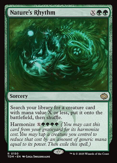 MTG Nature's Rhythm TDM 150 Regular Nonfoil