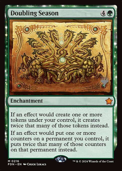 MTG Doubling Season PFDN 216p Promo Pack Nonfoil