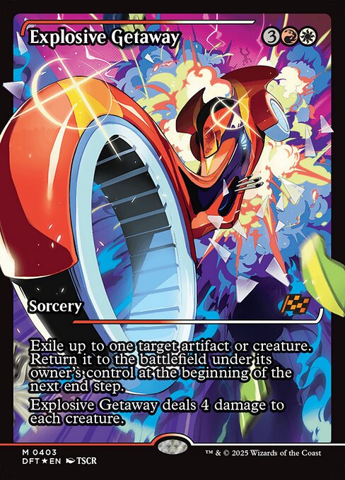MTG Explosive Getaway DFT 403 Japan Showcase Foil