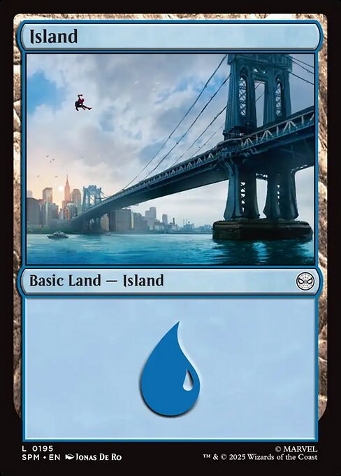 MTG Island SPM 195 Regular Basic Land Foil