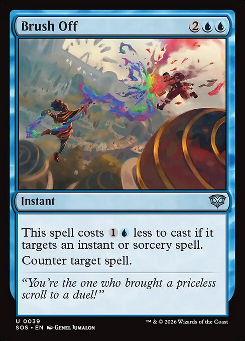 MTG Brush Off SOS 039 Regular Foil