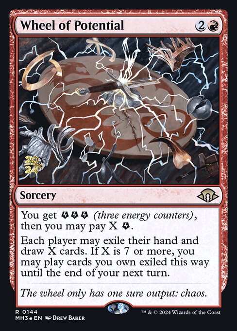 MTG Wheel of Potential PMH3 144s Prerelease Foil