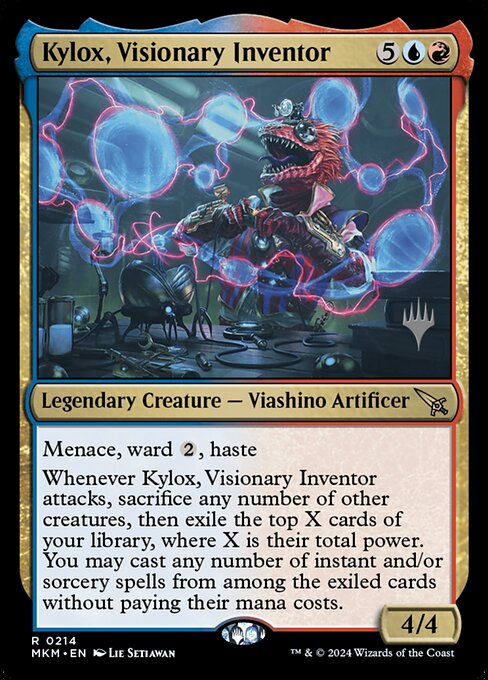 MTG Kylox, Visionary Inventor PMKM 214p Promo Pack Nonfoil