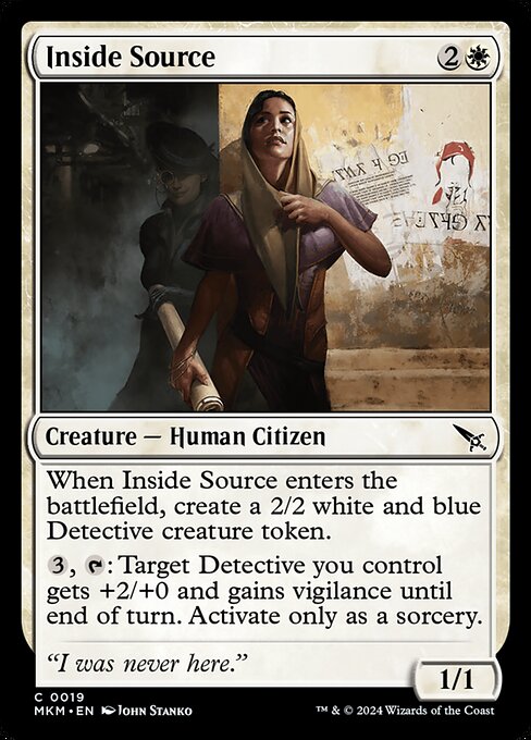 MTG Inside Source MKM 019 Regular Nonfoil