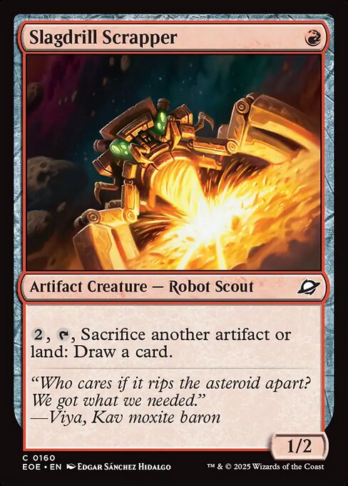 MTG Slagdrill Scrapper EOE 160 Regular Nonfoil