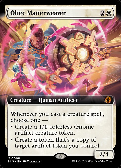 MTG Oltec Matterweaver BIG 068 Extended Art Nonfoil