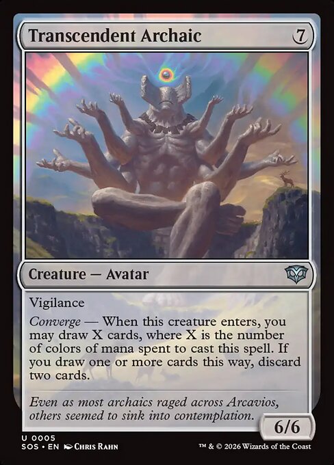 MTG Transcendent Archaic SOS 005 Regular Nonfoil