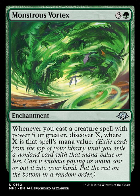 MTG Monstrous Vortex MH3 162 Regular Foil