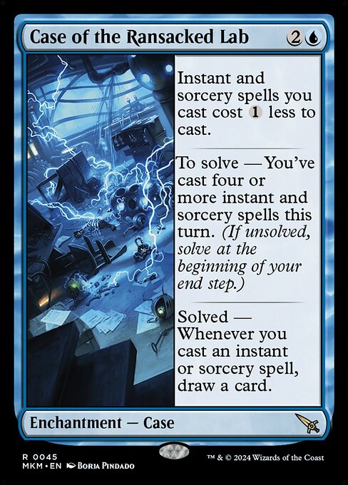 MTG Case of the Ransacked Lab MKM 045 Regular Foil