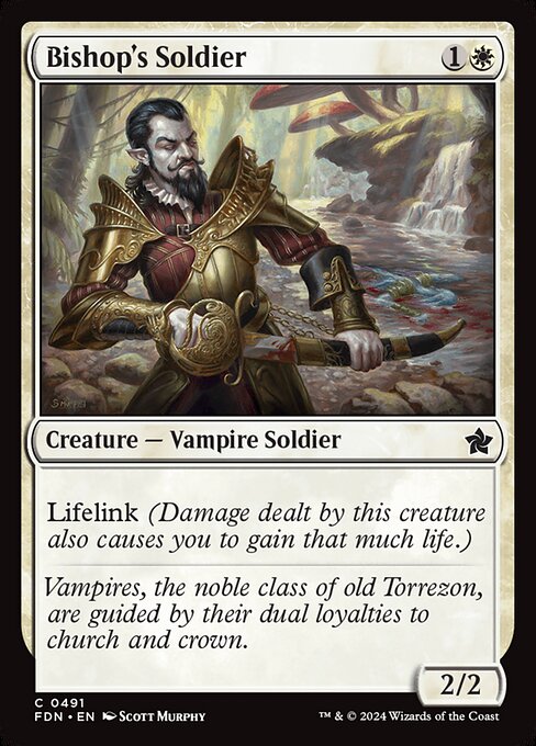 MTG Bishop's Soldier FDN 491 Beginner Box Nonfoil