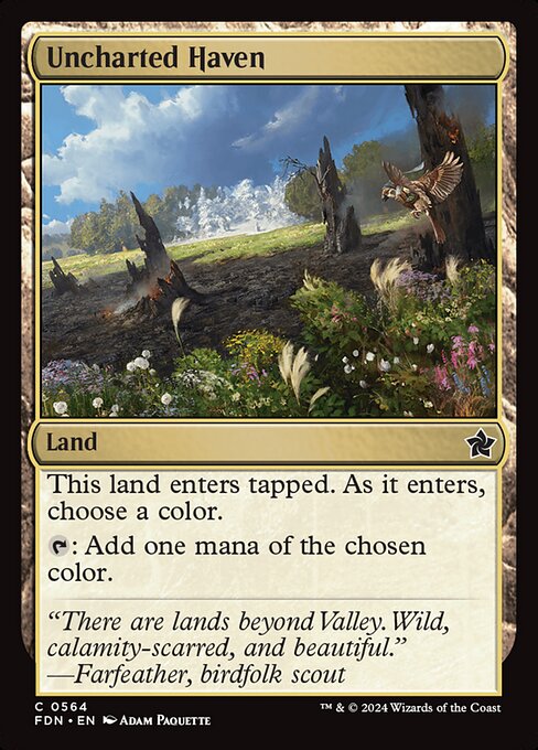 MTG Uncharted Haven FDN 564 Beginner Box Nonfoil