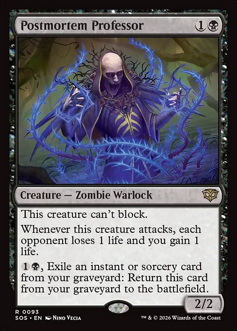 MTG Postmortem Professor SOS 093 Regular Nonfoil