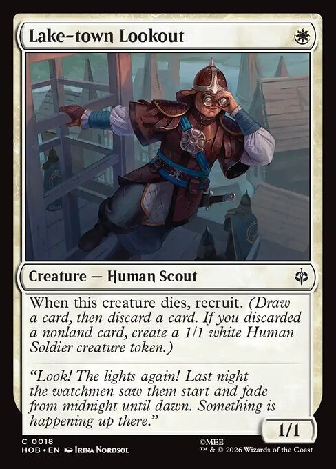 MTG Lake-town Lookout HOB 018 Regular Nonfoil
