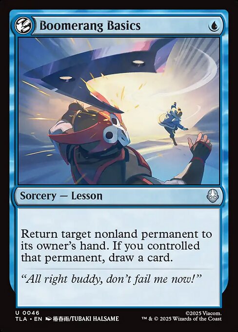 MTG Boomerang Basics TLA 046 Regular Foil
