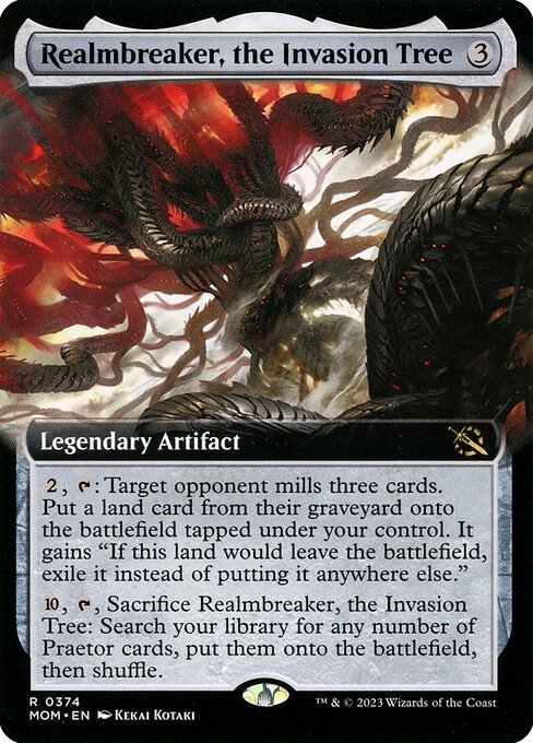 MTG Realmbreaker, the Invasion Tree MOM 374 Extended Art Nonfoil