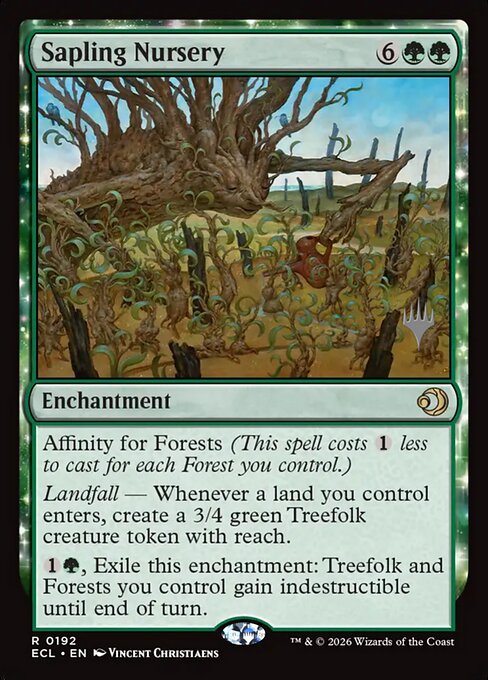 MTG Sapling Nursery PECL 192p Promo Pack Foil