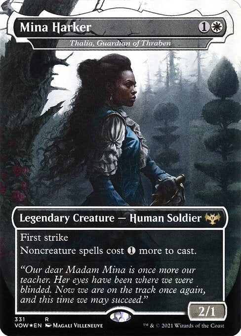 MTG Thalia, Guardian of Thraben VOW 331 Dracula Series Foil front
