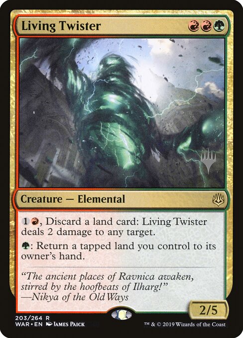 MTG Living Twister PWAR 203P Promo Pack Nonfoil front