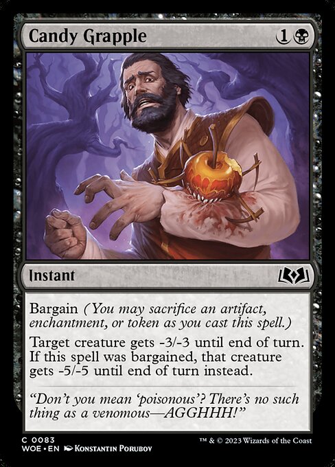 MTG Candy Grapple WOE 083 Regular Foil