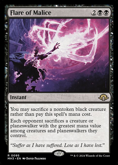 MTG Flare of Malice MH3 095 Regular Nonfoil