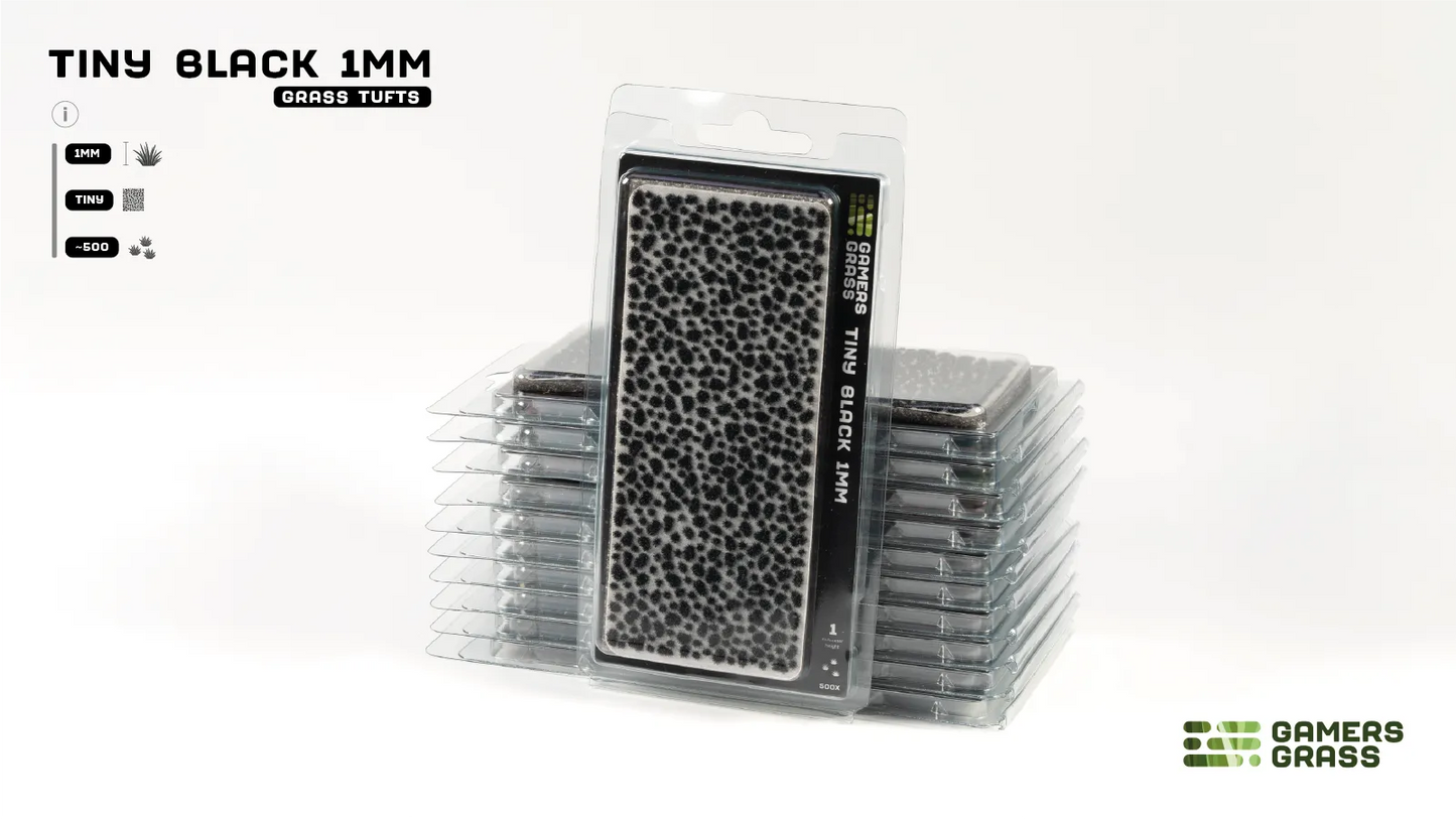Gamers Grass Tiny Black 1mm