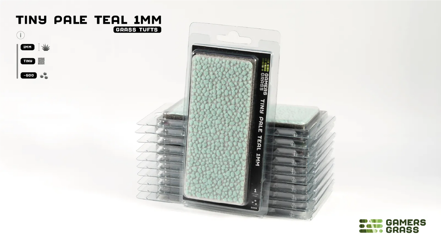 Gamers Grass Tiny Pale Teal 1mm