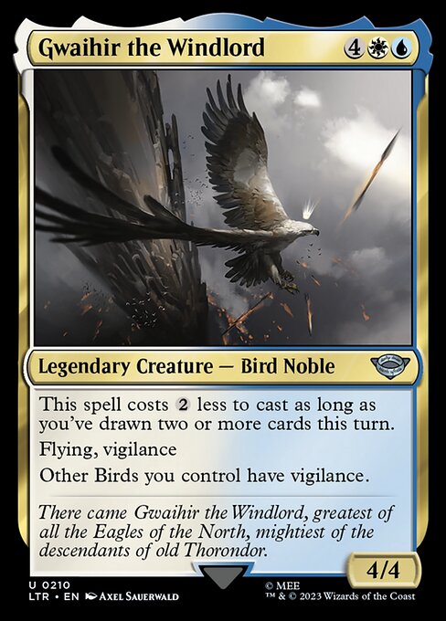 MTG Gwaihir the Windlord LTR 210 Regular Foil