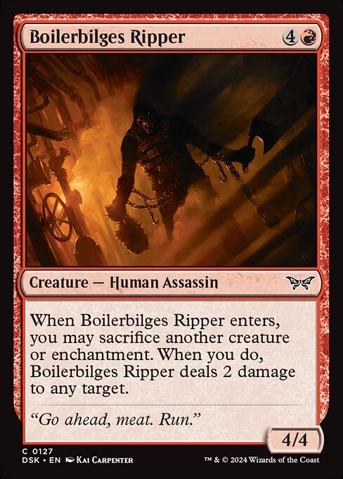 MTG Boilerbilges Ripper DSK 127 Regular Foil