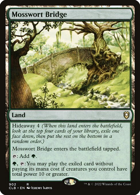 MTG Mosswort Bridge CLB 902 Commander Deck Nonfoil