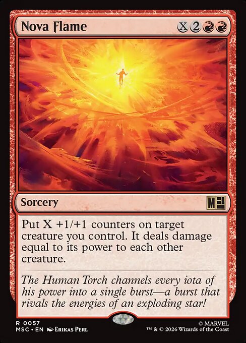 MTG Nova Flame MSC 057 Regular Nonfoil