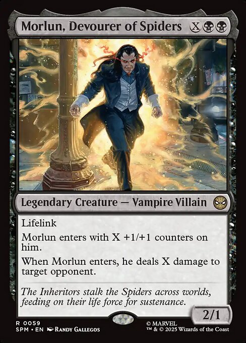 MTG Morlun, Devourer of Spiders SPM 059 Regular Foil