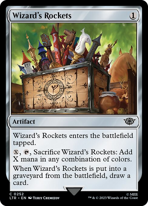 MTG Wizard's Rockets LTR 252 Regular Nonfoil