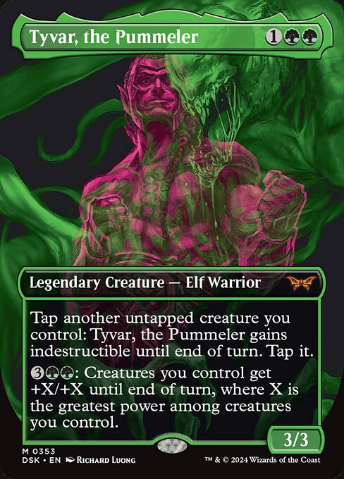 MTG Tyvar, the Pummeler DSK 353 Double Exposure Nonfoil