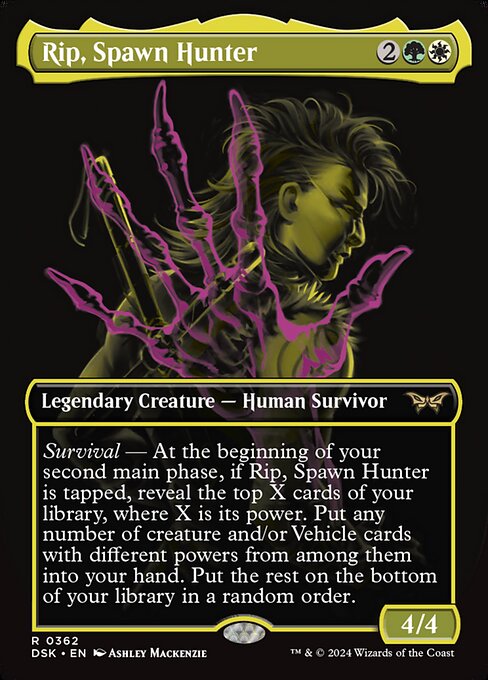 MTG Rip, Spawn Hunter DSK 362 Double Exposure Nonfoil