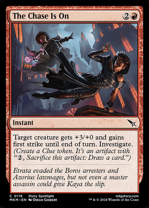 MTG The Chase Is On MKM 116 Regular Nonfoil