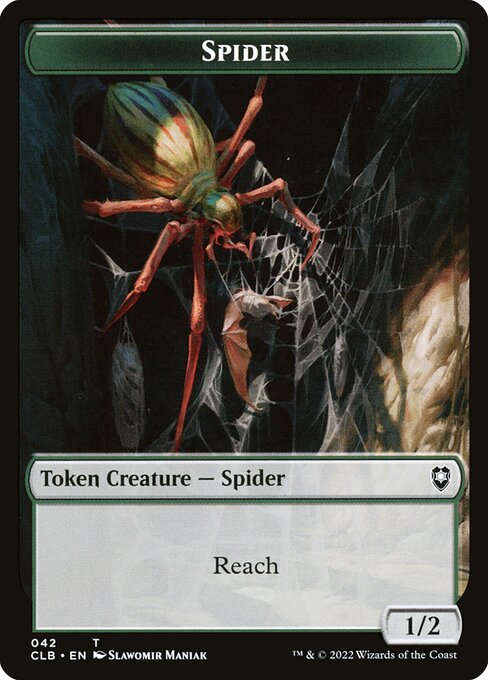 MTG Spider Token CLB 042 Token Nonfoil