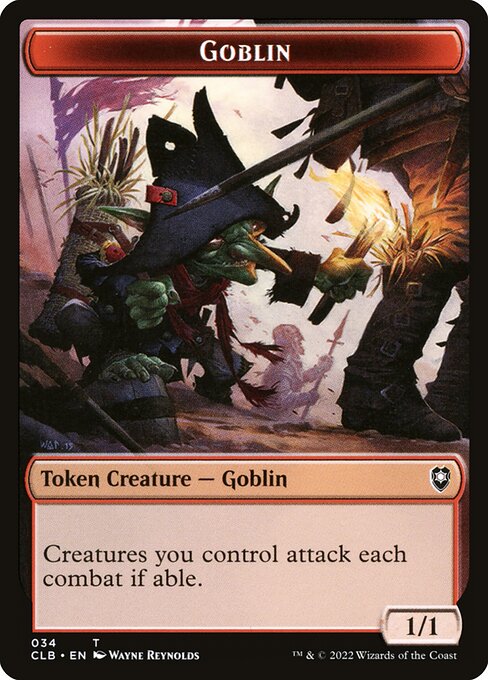 MTG Goblin Token CLB 034 Token Nonfoil