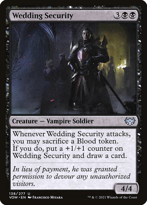 MTG Wedding Security VOW 138 Standard Nonfoil front